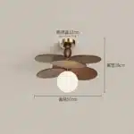 Wicker Chandelier Glass Ball Pendant Lamp E14 Bulb Ceiling Light Nordic Suspension