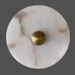 Bedroom Bedside Round Marble Wall Lamp Living Room Sofa Background Dector Hotel Corridor Entrance Cloakroom Led Lighting