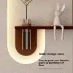 Entrance Decoration LED Wall Lamp Green Plant Corridor Hallway Modern Hanging Painting High-end Living Room Create Mural