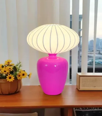 Children's Room Floor Lamp Vintage Ceramics Desk Lamp Retro Silk Table Light Bedside Table Lamp for Bedroom Living Room Study