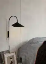 2026 Nordic Style Iron Wall Lamp Minimalist Ins Wall Sconce For Bedroom Headboard Living Room Hallway Entryway Soft Ambient