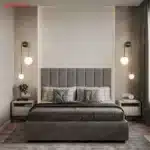 ASANZUO Glass Ball Lampshade Wall Lamp Gold Home Decor Living Room Bedroom Wall sconce Glass Lighting Luminaire – side view