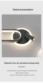 Modern LED Wall Lamp for Living Room Bedroom Bedside Study Room Stair Aisle Minimalist Creative Wall Sconce Home Decor