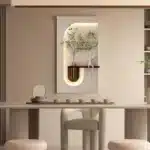 Entrance Decoration LED Wall Lamp Green Plant Corridor Hallway Modern Hanging Painting High-end Living Room Create Mural