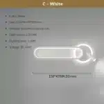 Modern LED Wall Lamp for Living Room Bedroom Bedside Study Room Stair Aisle Minimalist Creative Wall Sconce Home Decor