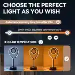 Water ripple nightlight projecting colorful waves on bedroom wall