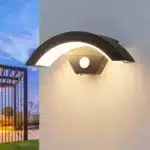 Motion Sensor Outdoor Light LED Exterior Motion Porch Light Modern Outdoor Wall lamp IP65 Waterproof 3000K for House Garage