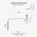 Modern Designer Adjustable Wall lamp Swing Retro Long LED Wall Light Bedroom Bedside Exhibition Hall Background Light – side