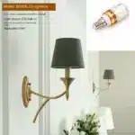 New American Wall Lamp Bedroom Bedside Wall Lamp Living Room Simple Country Wrought Iron Staircase Corridor Lamps – base
