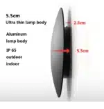 Aluminum Outdoor waterproof wall lamp, courtyard garden, modern and minimalist balcony, living room, bedroom, indoor wall
