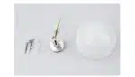 12cm 15cm 18cm Nordic Conceal Small Base Round Glass Wall Light for Bedroom Bedside Living Room Hallway Entrance Stair Wall