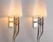 2025 Fabric Wall Lamp Modern Iron Wall Lights Dining Living Room Bedroom Creative Double Head AC85-265V Sconce Light Fixtures