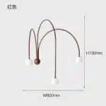 Nordic Designer Led Wall Lamp Modern Living Room Bedroom Glass Light Indoor Light Minimalist Home Decor Fixture Wall – in a