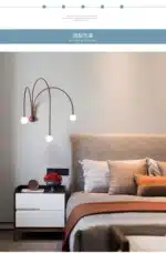 Nordic Designer Led Wall Lamp Modern Living Room Bedroom Glass Light Indoor Light Minimalist Home Decor Fixture Wall