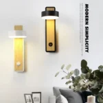 Modern Hotel Guest Room Corridor Study Reading Light Scandinavian Creative Switchable Rotating Bedroom Bedside Wall Lamp