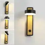 Modern Hotel Guest Room Corridor Study Reading Light Scandinavian Creative Switchable Rotating Bedroom Bedside Wall Lamp