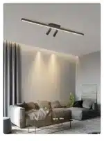 Nordic Led Ceiling Lamp For Living Dining Room Bedroom Closets Kitchen Aisle Strip Track Spotlight Background Lighting