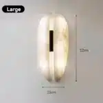 Italian Luxury Marble Wall Sconce Marble Copper Designer Wall Lamp for Villa Hotel Corridor Bedroom Background Aisle Wall