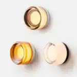 Amber Jelly Sleek LED Wall Lamp - Nordic Energy-efficient Smokey Grey Acrylic Sconce for Corridor Entryway Study – close-up