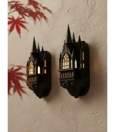 Led Nordic Bedroom Bedside Castle Wall Lamp Living Room Decor Corridor Ambient Designer Lamps House Decor Wall Lighting