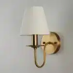 Modern Simple ‌Fabric Wall Lamp European Style Bedroom Bedside Sconce Living Room Hotel Study Office Corridor Lighting