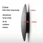 Aluminum Outdoor waterproof wall lamp, courtyard garden, modern and minimalist balcony, living room, bedroom, indoor wall