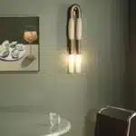 Novelty Old Gold Wall Lamp Retro Design Long Wall Light Living Room Bedroom Corridor Hotel Apartment Interior Wall Decor G9