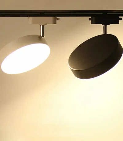 2 Wires Set LED Track Light AC220V-240V 12w 18W 24W Black Aluminum Track Lighting Rail Spot Led For Home Kitchen Clothing