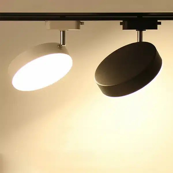 2 Wires Set LED Track Light AC220V-240V 12w 18W 24W Black Aluminum Track Lighting Rail Spot Led For Home Kitchen Clothing