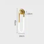Tinlaibor Minimalist Wall Lamp Modern Designer Creative Study Living Room Bedroom Background CE Wall Light Bedhead – styled