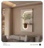 Entrance Decoration LED Wall Lamp Green Plant Corridor Hallway Modern Hanging Painting High-end Living Room Create Mural