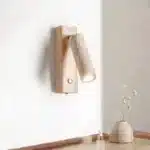 Wabi Sabi Wind Bedhead Wall Light Rotating Reading Bedroom Room Study Wind Belt Switch Retro Wall Spotlight Led Light