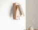 Wabi Sabi Wind Bedhead Wall Light Rotating Reading Bedroom Room Study Wind Belt Switch Retro Wall Spotlight Led Light
