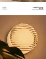 Amber Jelly Sleek LED Wall Lamp - Nordic Energy-efficient Smokey Grey Acrylic Sconce for Corridor Entryway Study – base