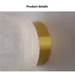 Luxury Spain natural Marble Round Wall Lamp Nordic Modern LED room Light living room Bedroom Passage corridor High-end