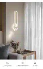 Modern LED Wall Lamp for Living Room Bedroom Bedside Study Room Stair Aisle Minimalist Creative Wall Sconce Home Decor