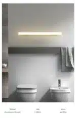 Wall Lamps Bathroom Led Mirror Light Waterproof 12W 16W 22W AC85-265V LED Tube Modern Wall Lamp Bathroom Lighting – close-up