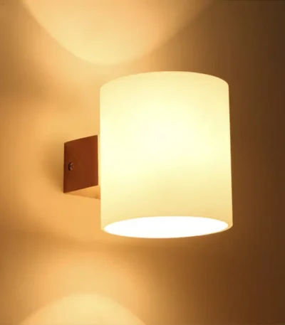 Modern Japanese Style LED Wall Lamp Nordic Wooden Wall Lights Sconce for Home Living Room Bathroom Bedroom Decor Bedside