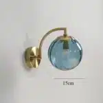 LED Colored Watermelon Glass Wall Lamp Bedroom Bedside Decoration Lamp Living Room Study Lighting – top view