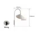 Creative Bedroom Bedside Rotatable Wall Lamp Minimalist Modern Designer Study Living Room Sofa Side Decorative Lighting