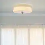 French cream style circular ceiling light Nordic Bauhaus glass ceiling light minimalist living room dining room and bedroom
