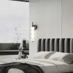Nordic Bedhead Wall Lamp for Bedroom Corridor Minimalist Glass Wall Light Living Room Background Home Decoration Indoor