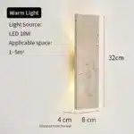 Outdoor Waterproof Wall Lamps Strip Natural stone Wall Lights LED Wall Lamp Bedroom Exterior Outdoor Lighting 110V 220V
