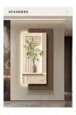 Luxury-Style 2025 New Model Entrance Hall Sensor-Light LED Wall Lamp, Entrance Corridor Passage Green Plant Wall Lamp,