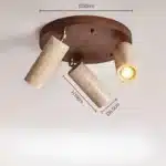 New Creative Natural Yellow Cave Stone LED Spotlight Living Room Restaurant Bar Clothing Store Ceiling Lamp Art Decor
