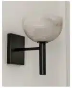Marble living room Wall Lamp Wabi-Sabi Style Modern Luxury Bedroom Headboard Wall Lamp Creative Passage corridor wall