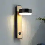 Modern Hotel Guest Room Corridor Study Reading Light Scandinavian Creative Switchable Rotating Bedroom Bedside Wall Lamp