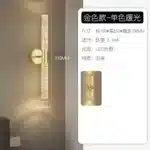 Modern up and down illuminated cylindrical Nordic minimalist creative living room background wall lamp luxurious wall lamp