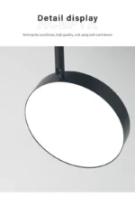 2 Wires Set LED Track Light AC220V-240V 12w 18W 24W Black Aluminum Track Lighting Rail Spot Led For Home Kitchen Clothing