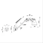 Robotic Arm Wall Lamp Led Wall Light Fixture Living Room Home Deco Bedroom Wall Sconces Luminaire Loft E27 Indoor Lighting